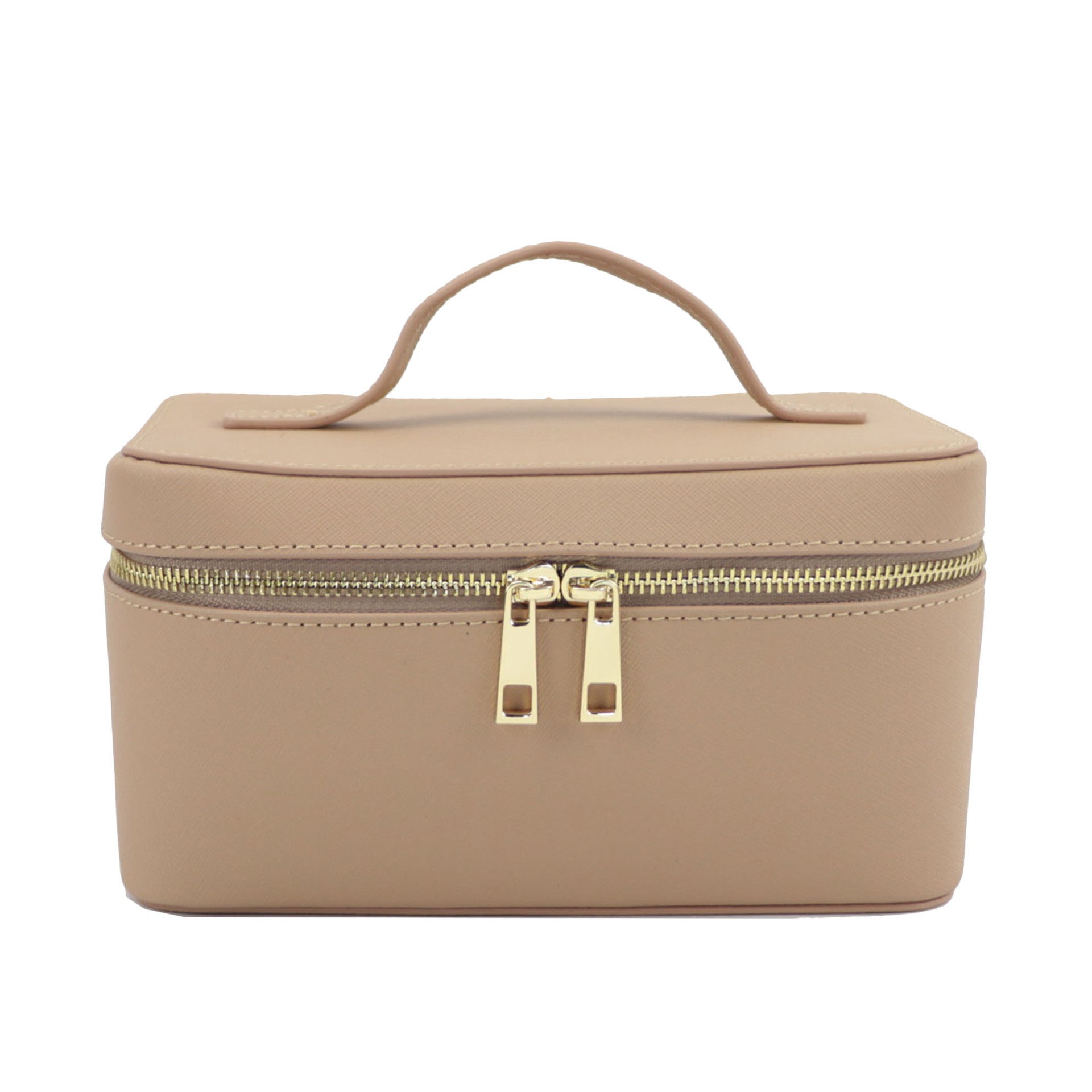 Split Leather Travel Toiletry Bag – Genuine Leather Portable Toiletry Bag