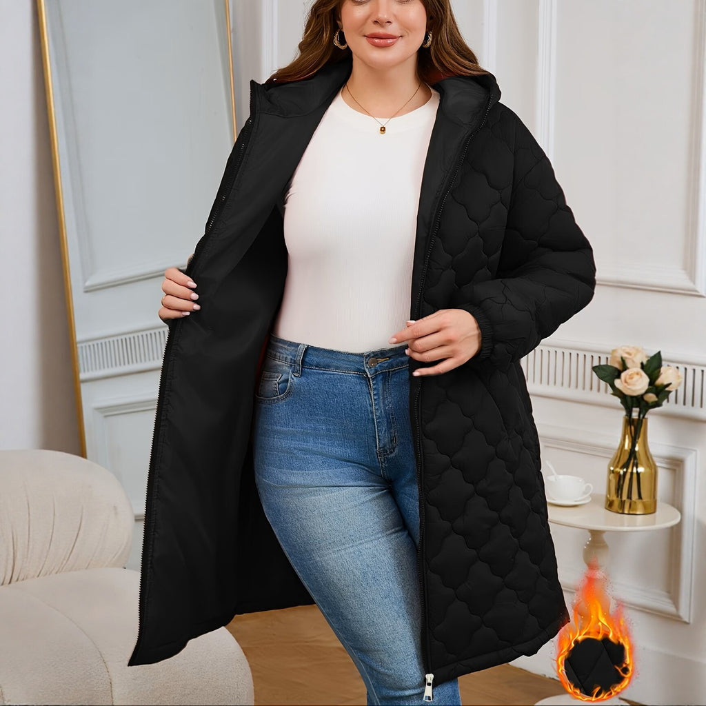 Midi Padded Coat - Warm and Roomy
