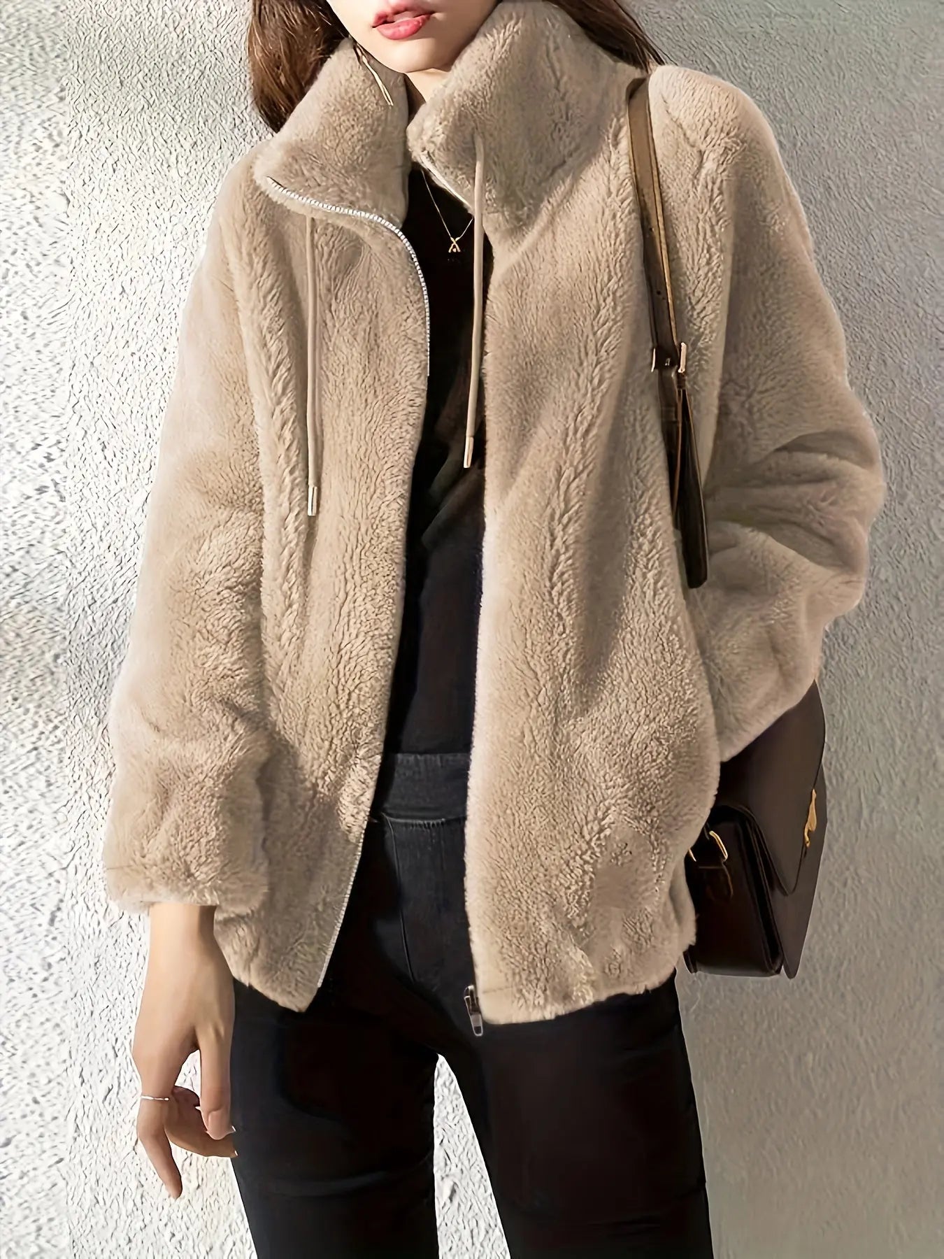 Women’s Soft Fleece Jacket – Cozy Warm Casual Everyday Style