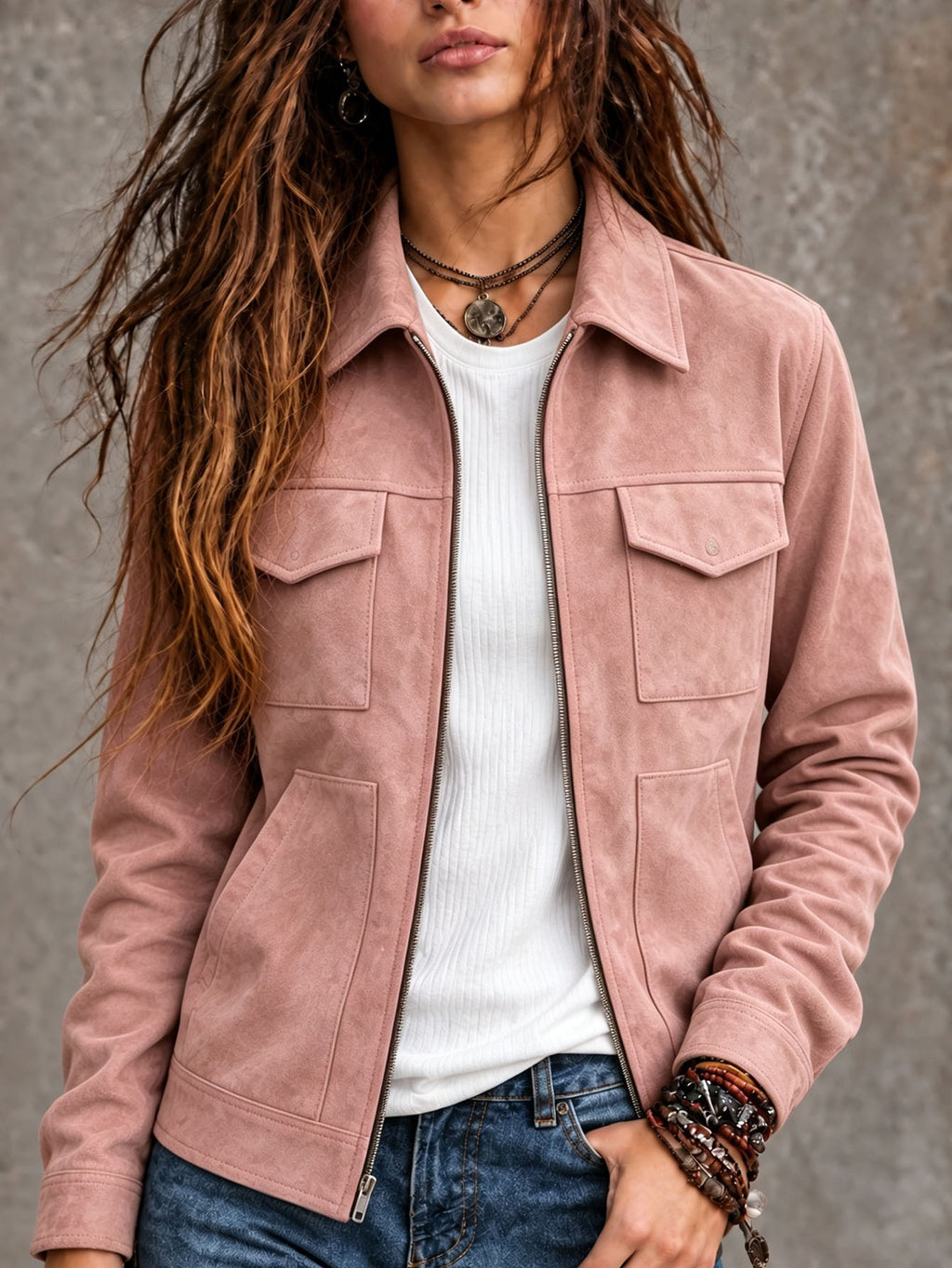 Vintage Suede Jacket - Relaxed and Timeless
