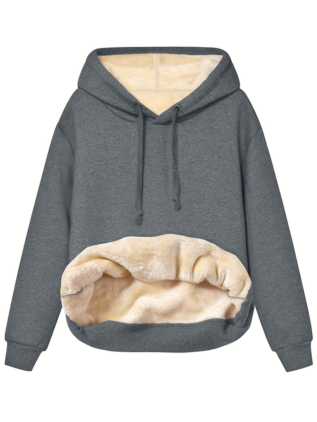 Warm winter coziness with a fleece hoodie