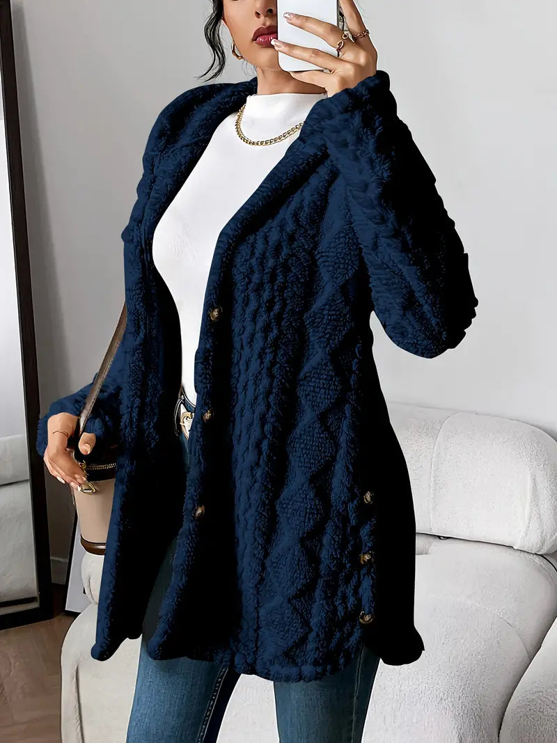 Women’s Hooded Cardigan – Cozy Casual Everyday Layering Style