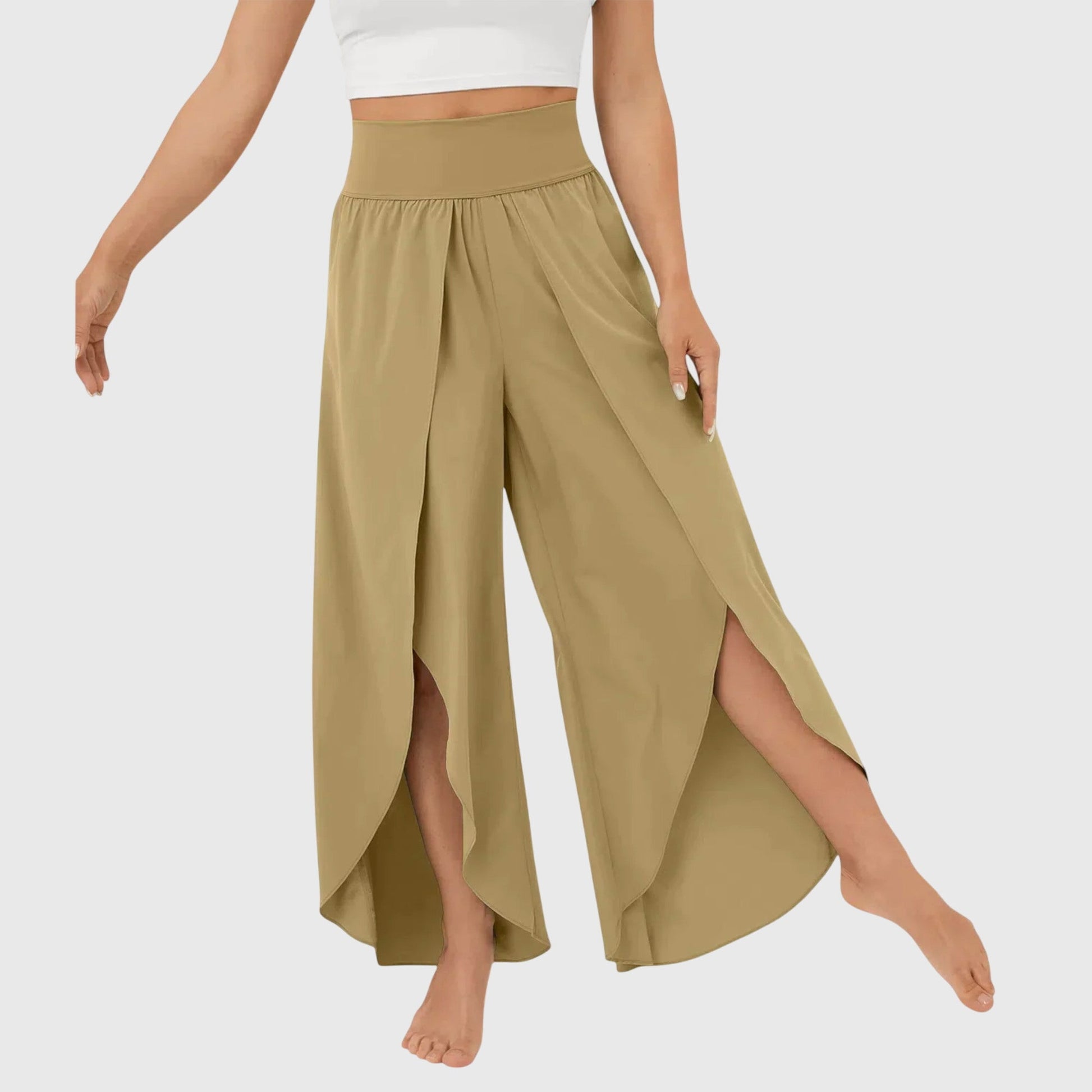 Women's Wide-Leg Summer Pants – Lightweight Relaxed Everyday Style