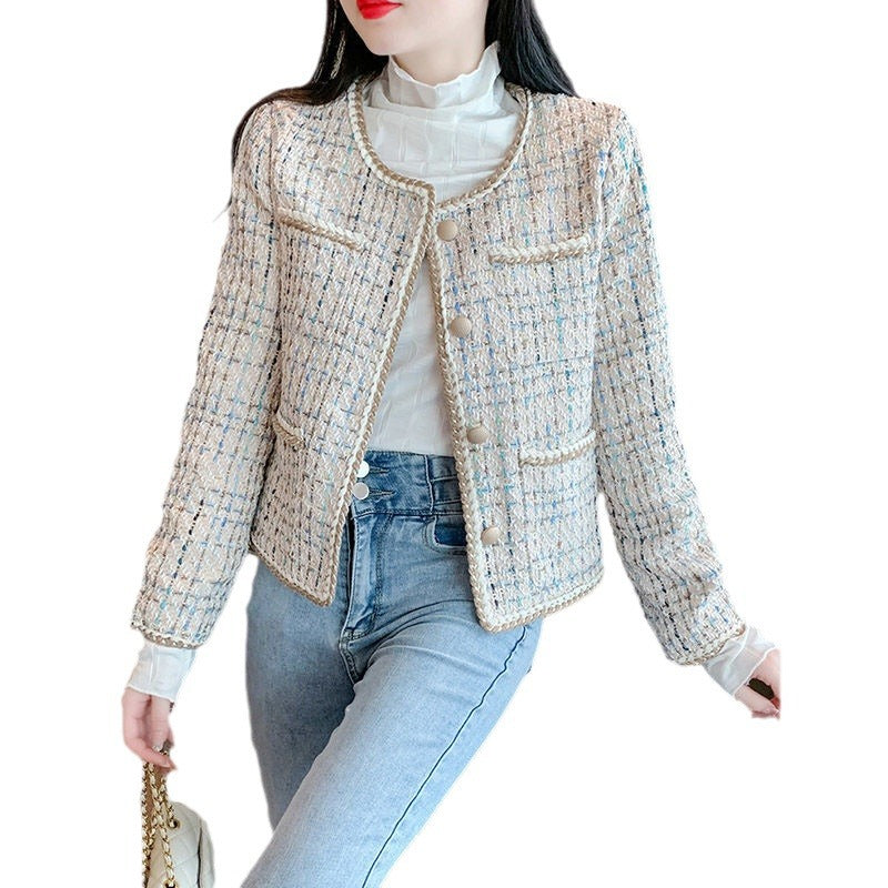 Tweed-Style Jacket - Chic and Refined