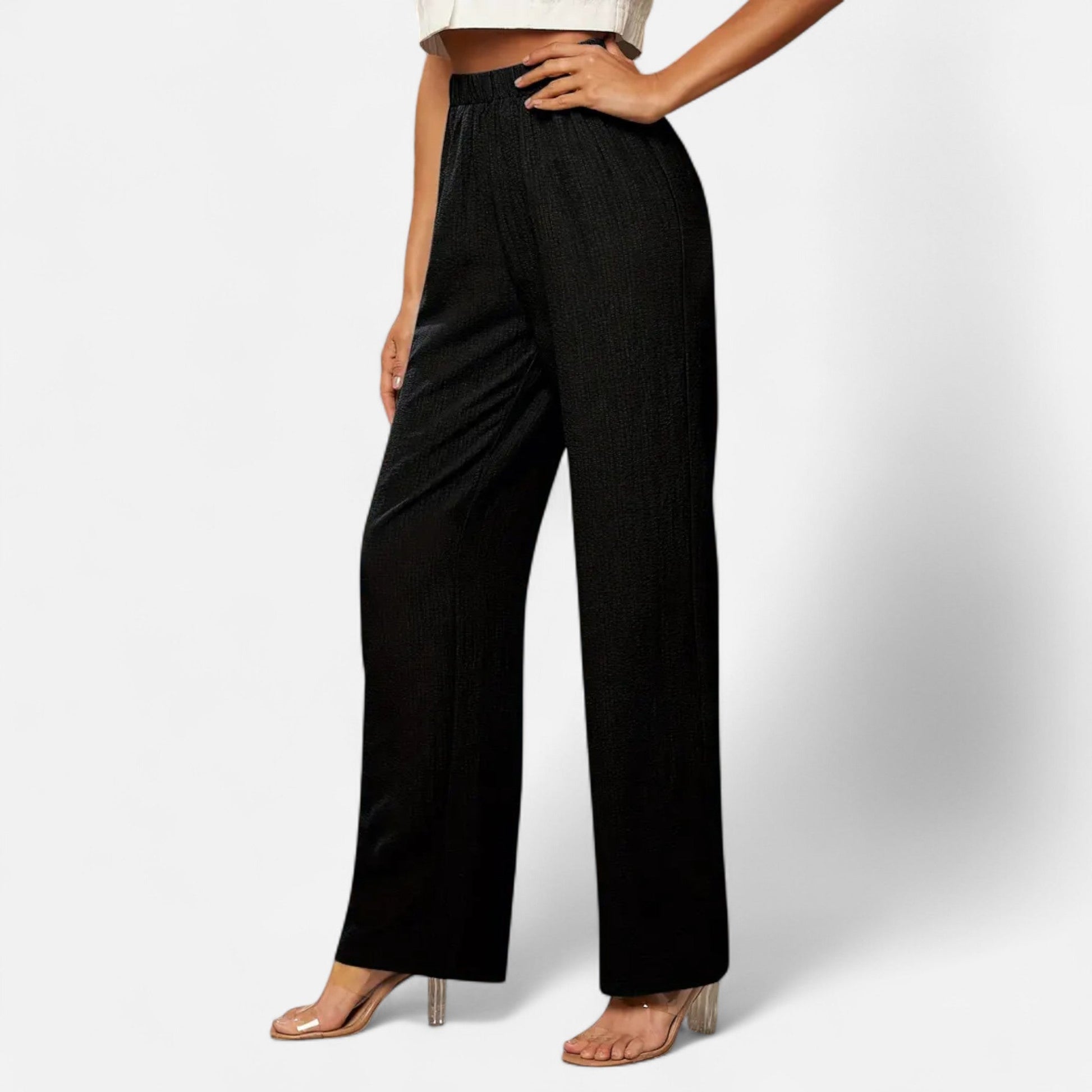 Women's Straight Leg Trousers – High Waist Timeless Tailored Pants