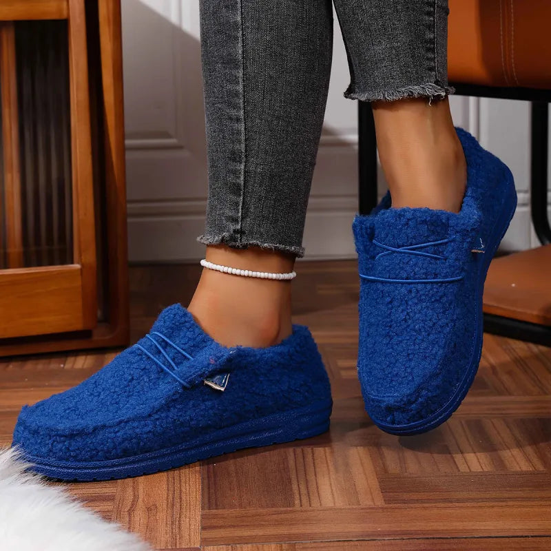 Warm Teddy Slippers - Soft Cozy Plush Indoor Comfort Style