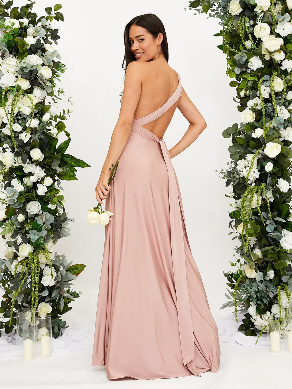 Women's Convertible Maxi Dress – Elegant Multiway Occasion Dress