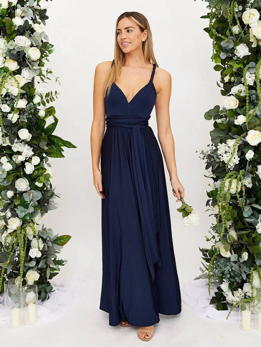 Women's Convertible Maxi Dress – Elegant Multiway Occasion Dress
