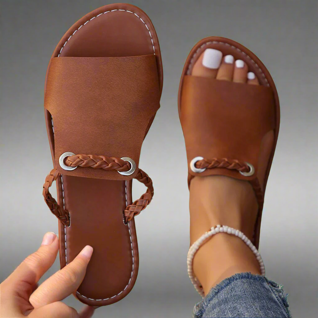 Women's Handmade Flat Sandals – Minimal Everyday Summer Sandals
