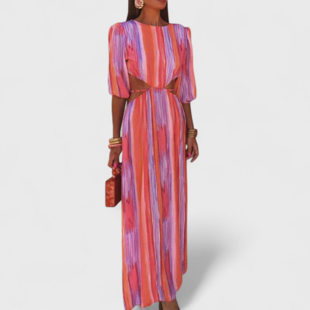 Women's Maxi Dress - Riviera Elegance Occasion Style
