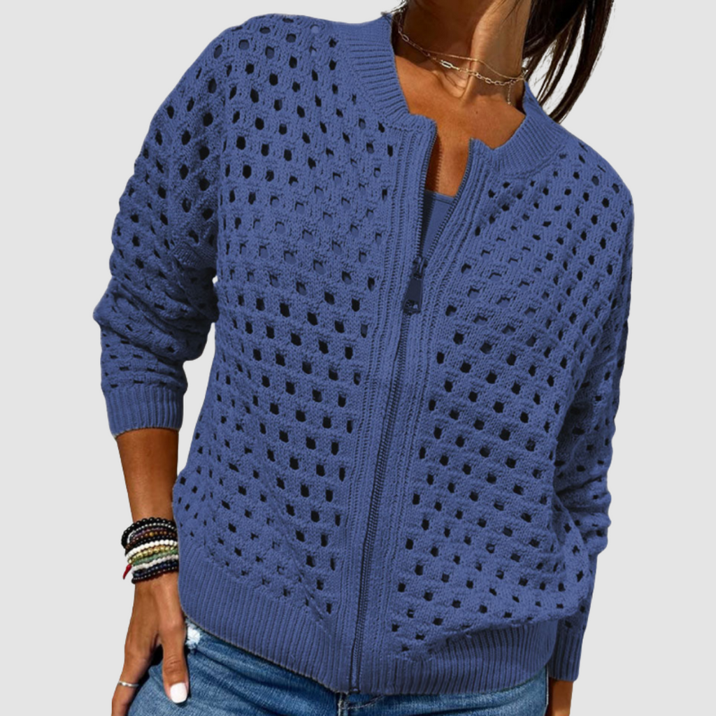 Women's Premium Knit Cardigan - Soft Textured Everyday Layer