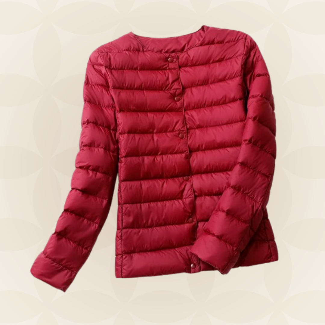 Women's Lightweight Padded Jacket - Comfortable Everyday Outerwear