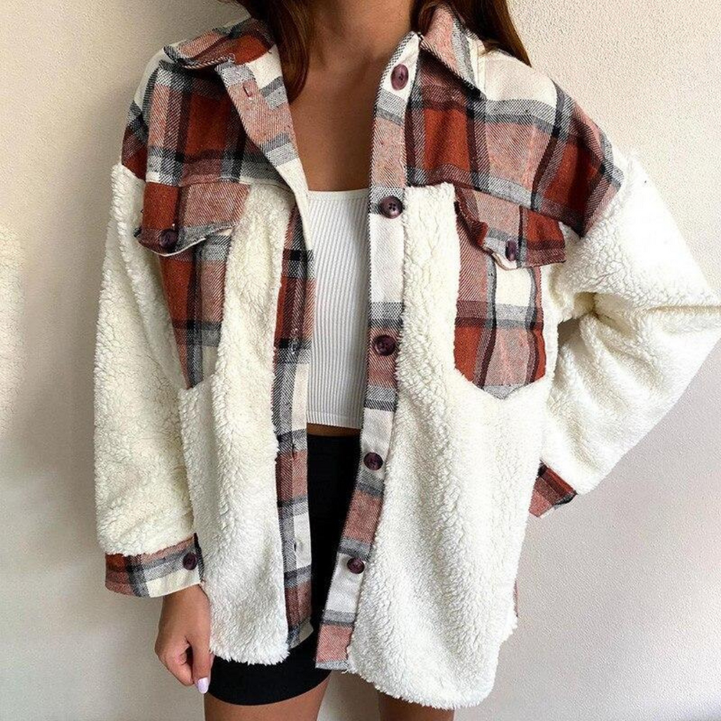 Women's Wool Blend Jacket - Soft Trendy Everyday Outerwear