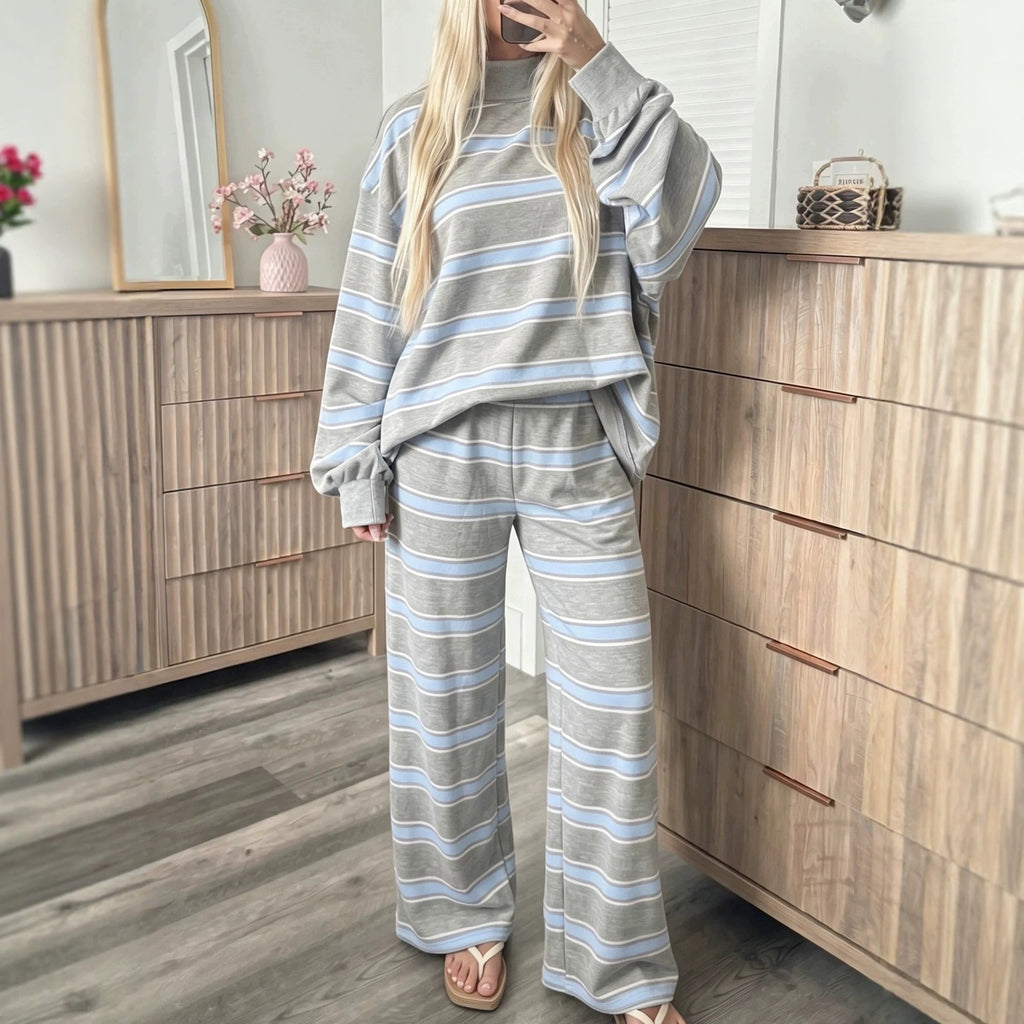 Women’s Casual Striped Set - Modern and Coordinated