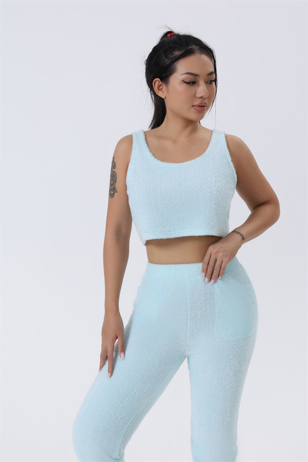 Women’s 3-Piece Winter Pajama Set – Cozy Warm Loungewear