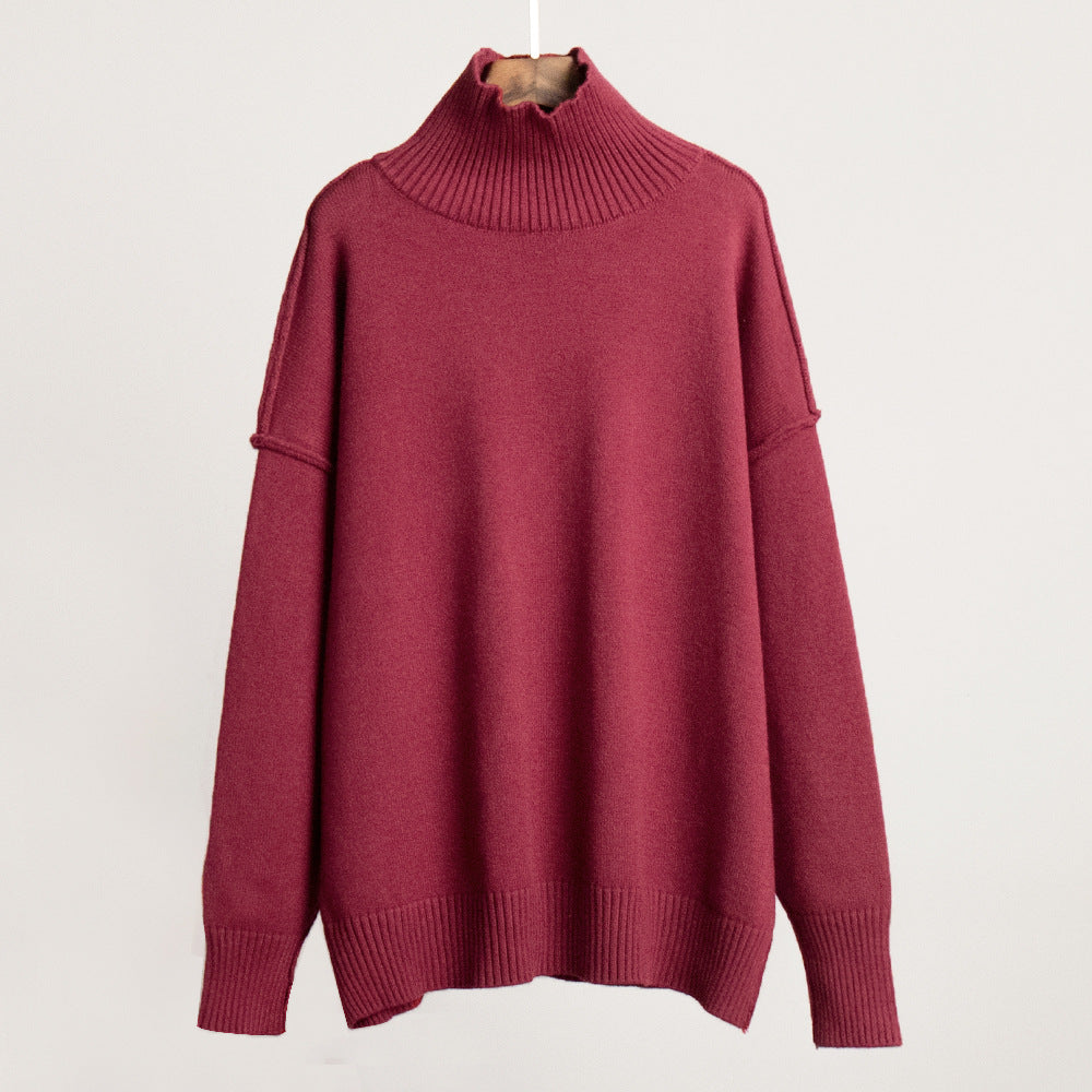 Women’s Thick Turtleneck Sweater - Warm and Casual