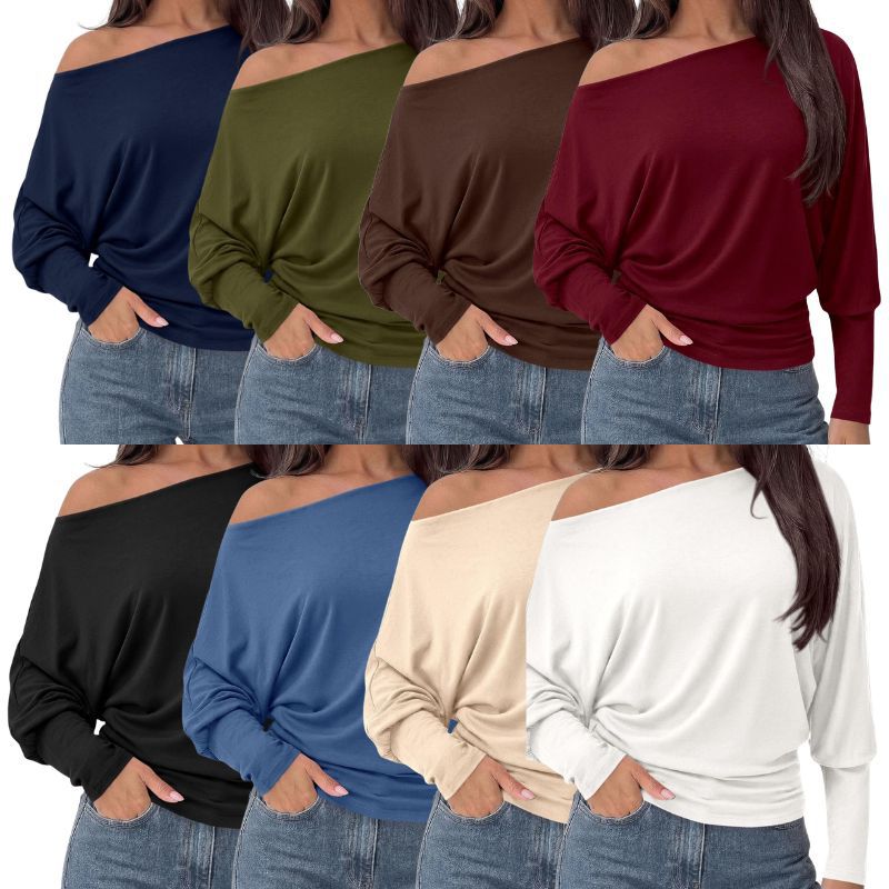 Batwing-Sleeve Base Layer Top - Versatile and Soft