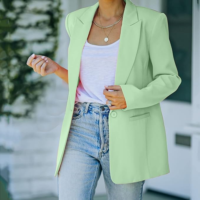 Women’s Classic Tailored Blazer – Professional Chic Style