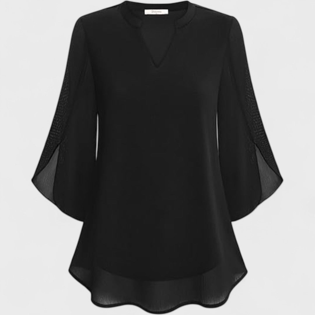Women's Relaxed Summer Blouse – Comfortable Casual Everyday Top