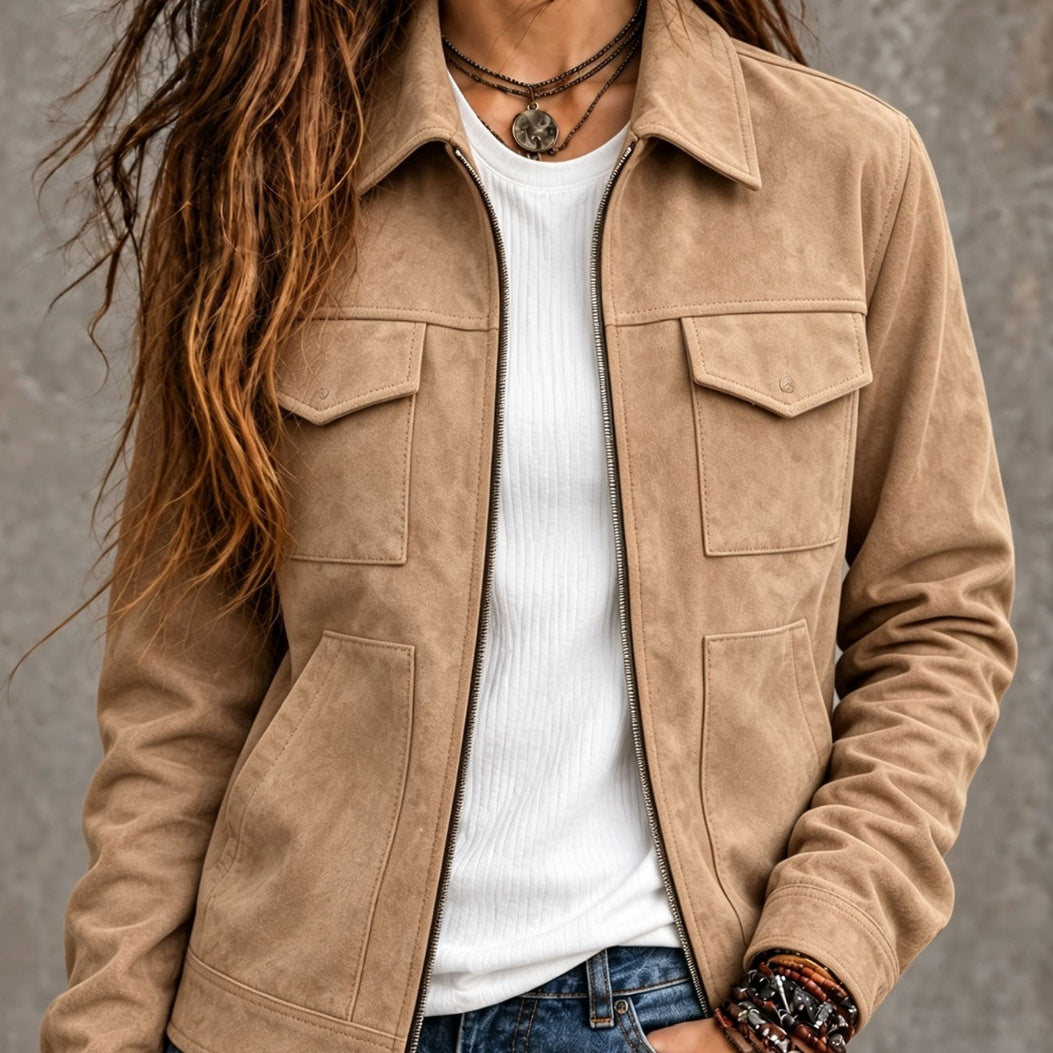 Vintage Suede Jacket - Relaxed and Timeless