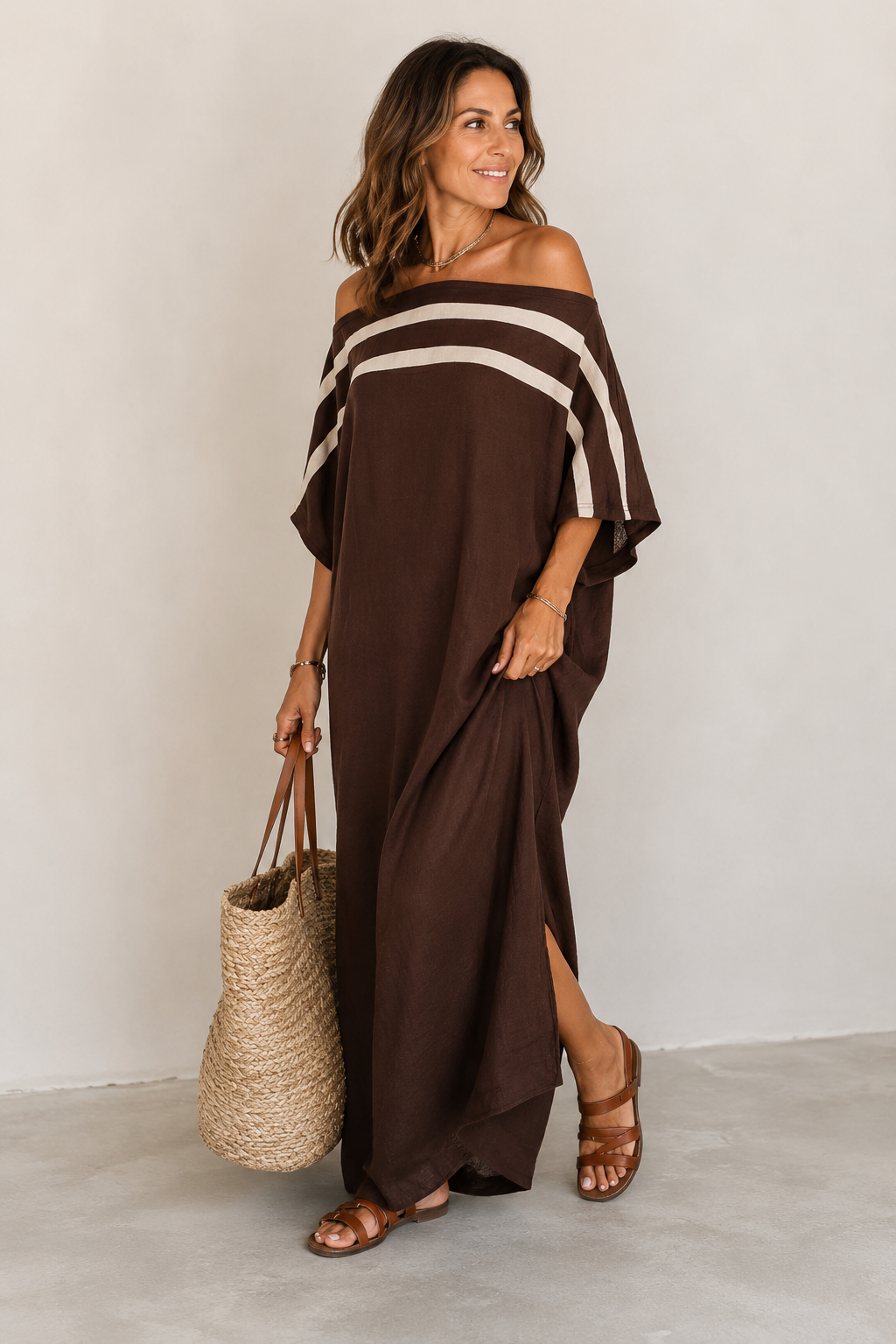 Women's Fluid Maxi Dress – Lightweight Elegant Everyday Style