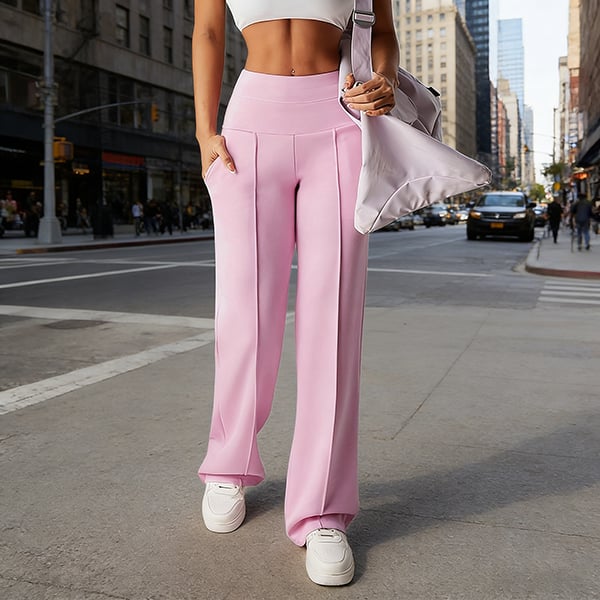 Women's Straight-Leg Trousers – Clean Minimal Everyday Style
