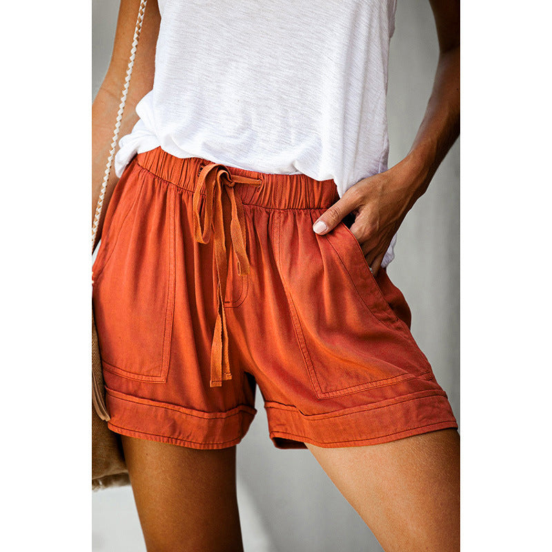 Women's Wide-Leg High-Waisted Shorts – Relaxed Summer Style