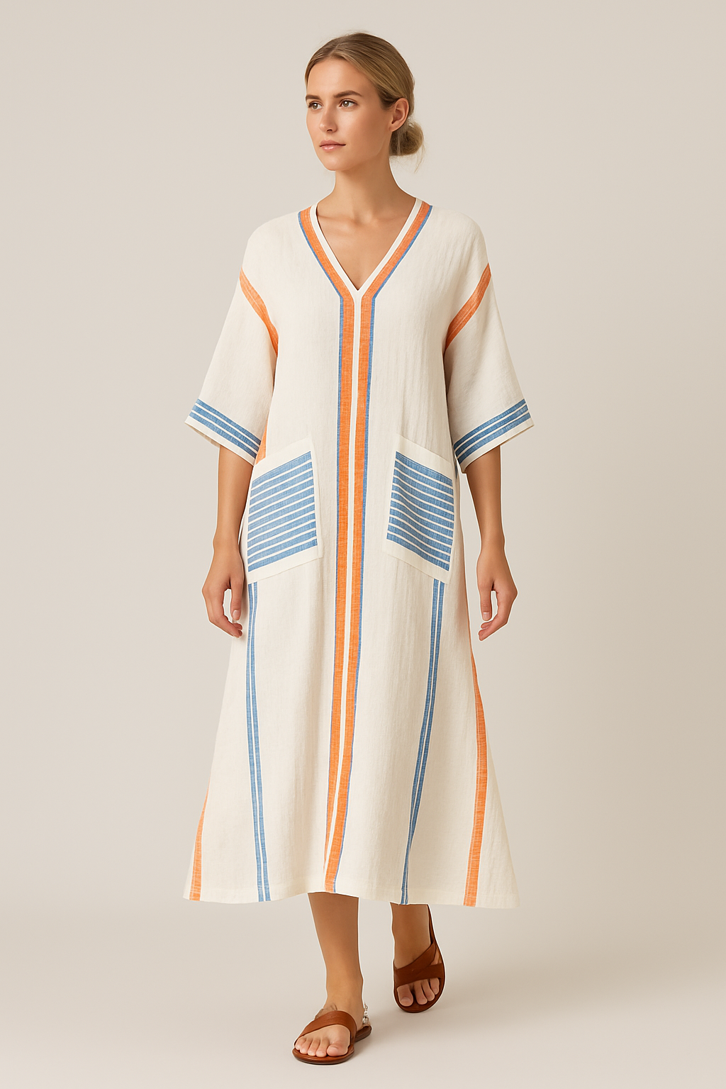 Women's Maxi Summer Dress – Lightweight Flowy Holiday Dress