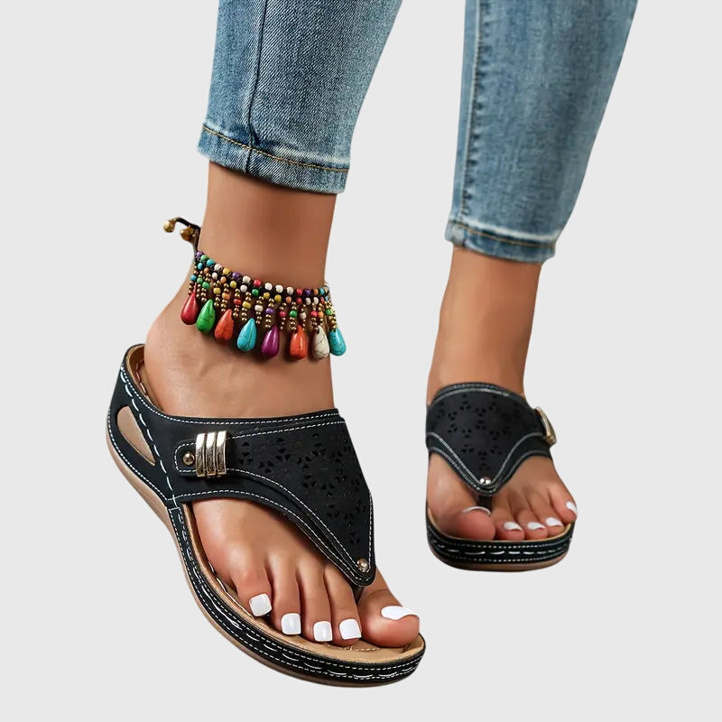 Women's Orthopedic Sandals - Supportive Cushioned Summer Walking Comfort