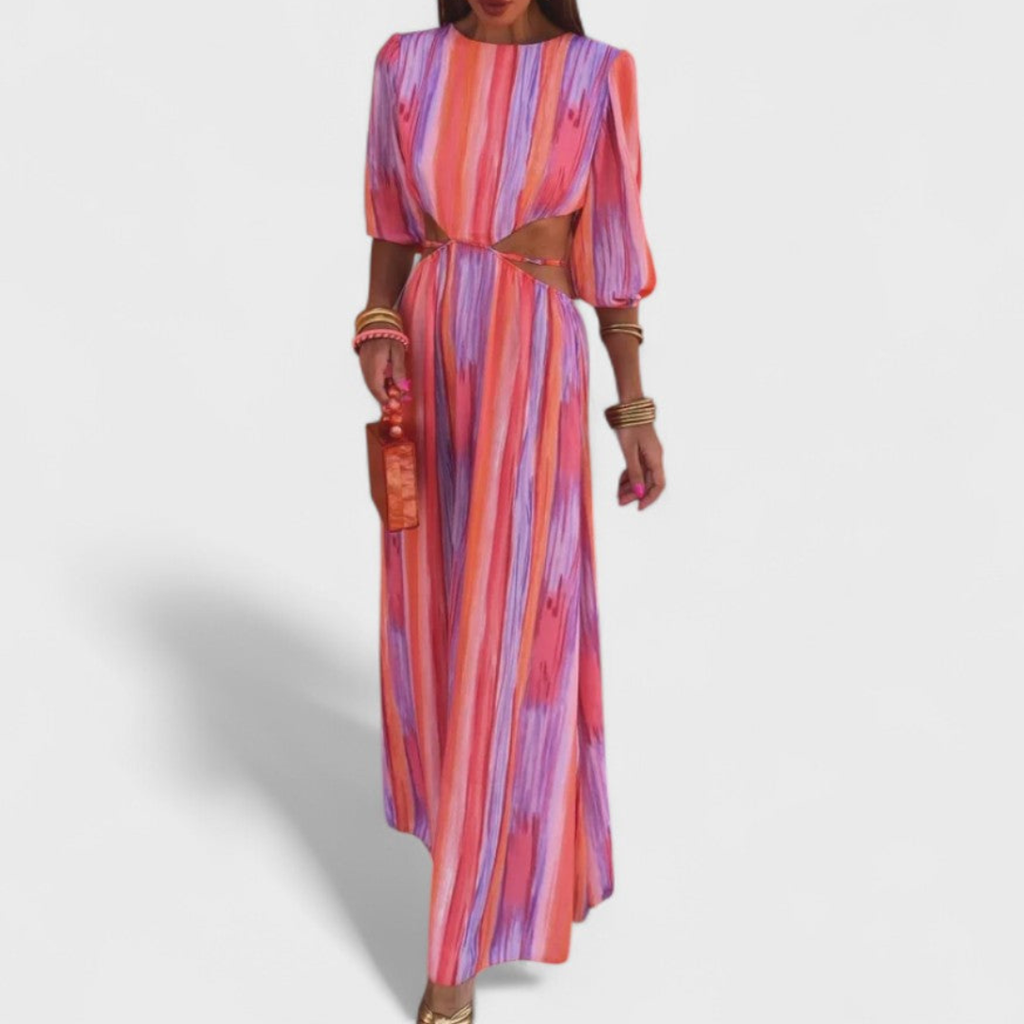 Women's Maxi Dress - Riviera Elegance Occasion Style