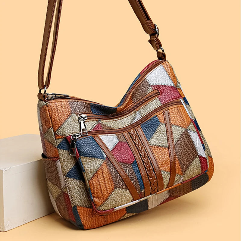 Women’s Stylish Leather Handbag – Elegant Classic Everyday Carry Style