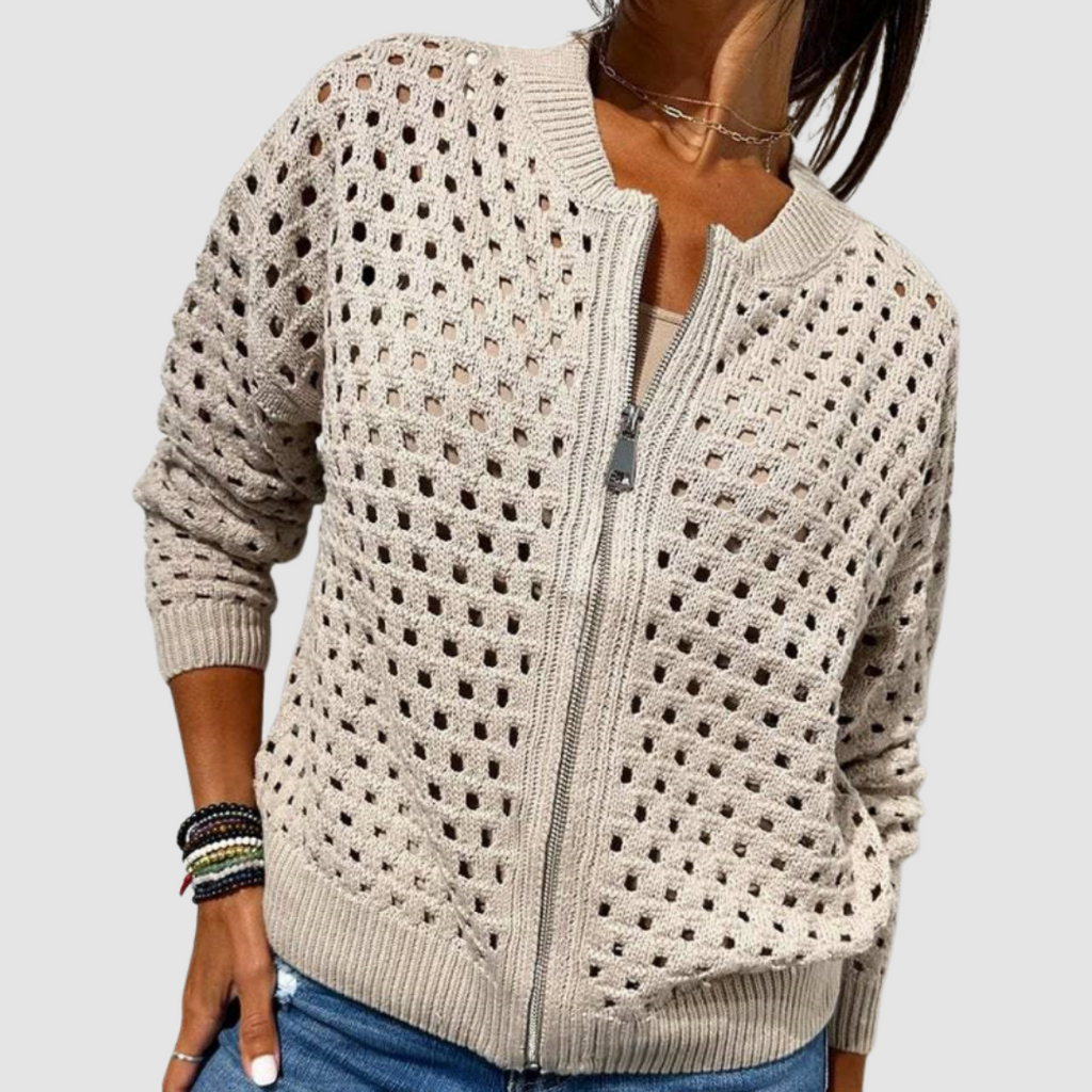 Women's Premium Knit Cardigan - Soft Textured Everyday Layer