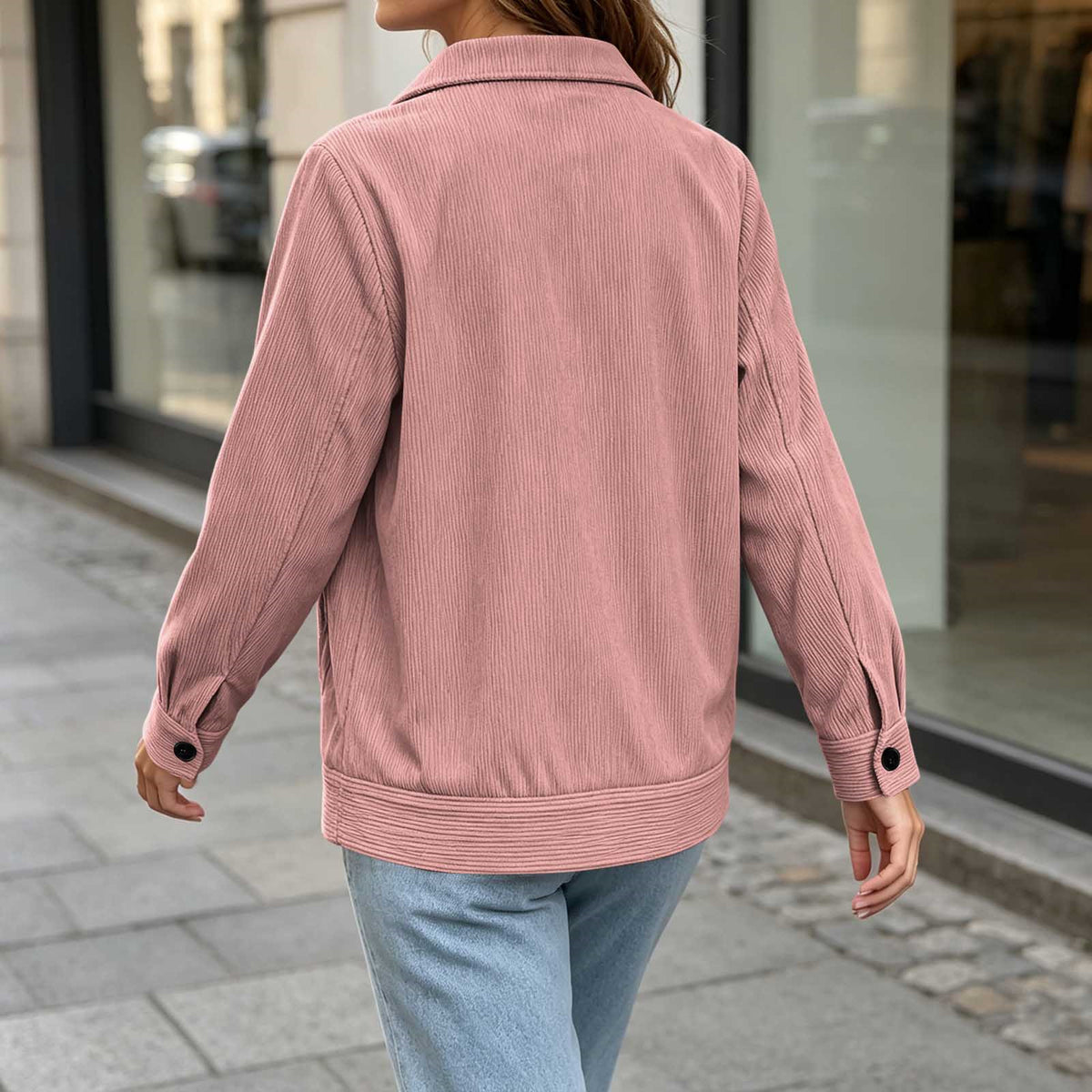 Casual Lapel Jacket - Clean and Easy