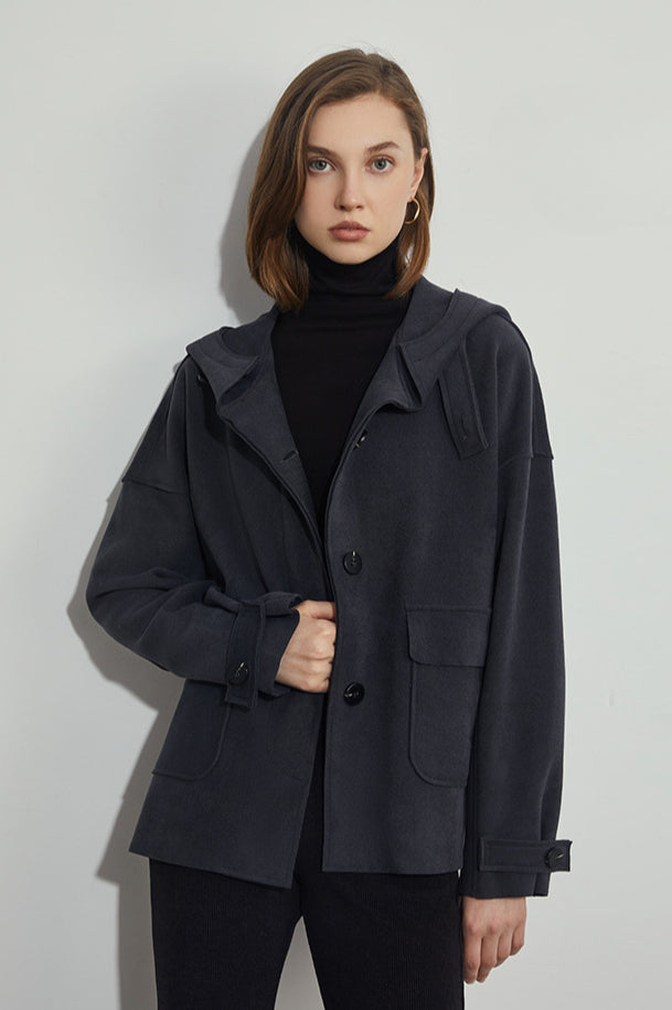 Button Waterproof Shirt Jacket - Practical and Casual