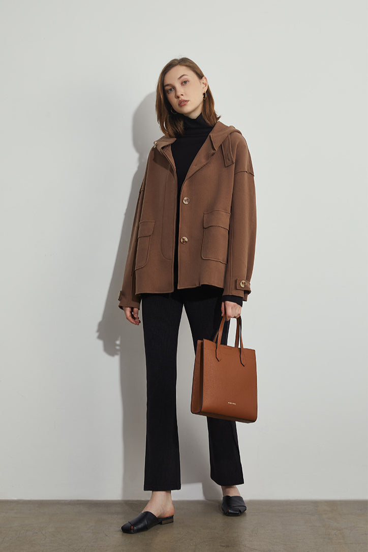 Button Waterproof Shirt Jacket - Practical and Casual