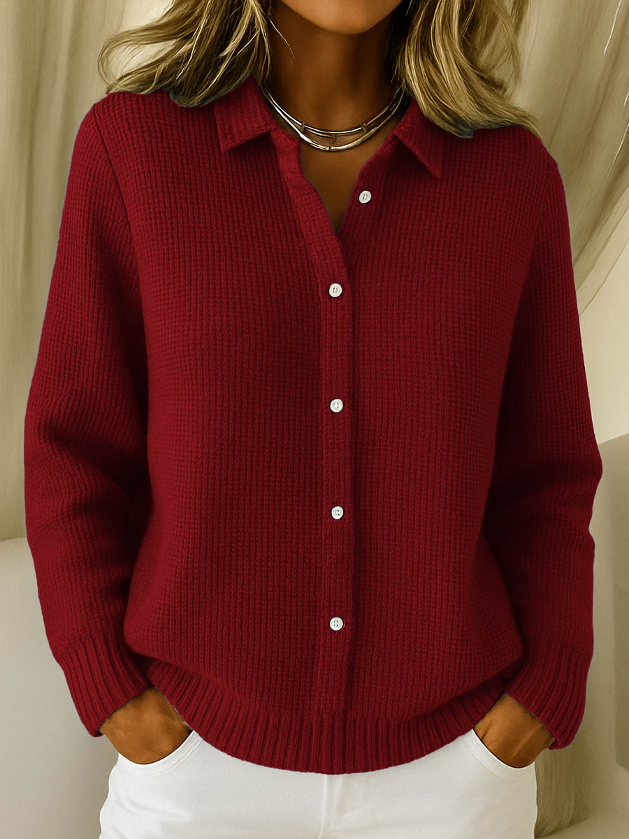 Women’s Elegant Soft-Knit Button Cardigan – Lightweight Knitwear