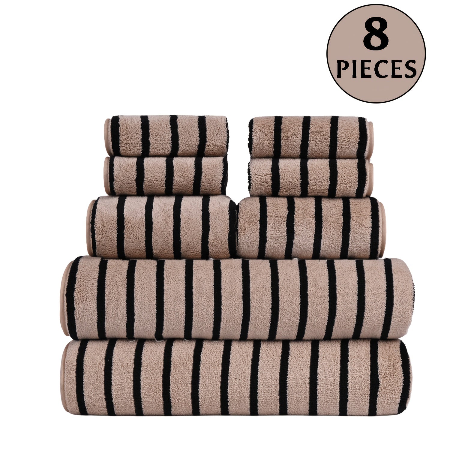 Ultra-Soft Coral Towel Set - Quick-Drying Absorbent Home Towels