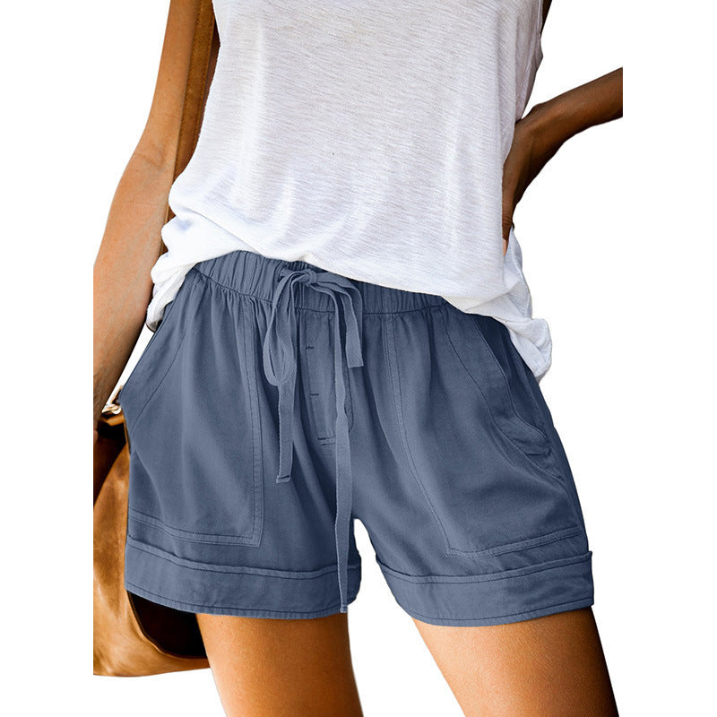 Women's Wide-Leg High-Waisted Shorts – Relaxed Summer Style