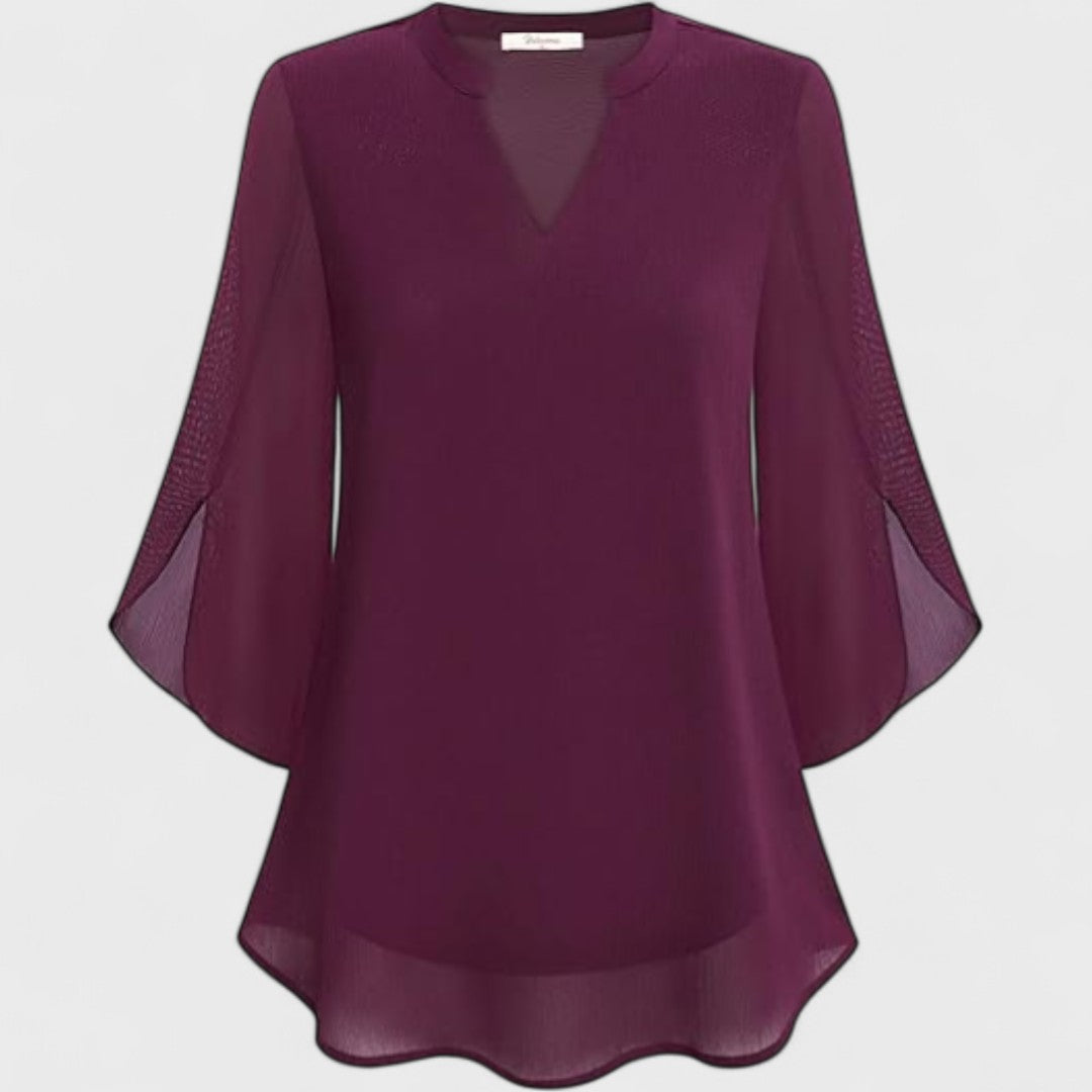 Women's Relaxed Summer Blouse – Comfortable Casual Everyday Top