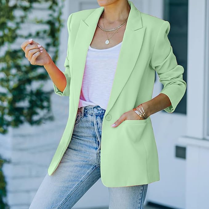 Women’s Classic Tailored Blazer – Professional Chic Style