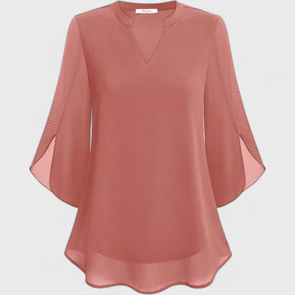 Women's Relaxed Summer Blouse – Comfortable Casual Everyday Top
