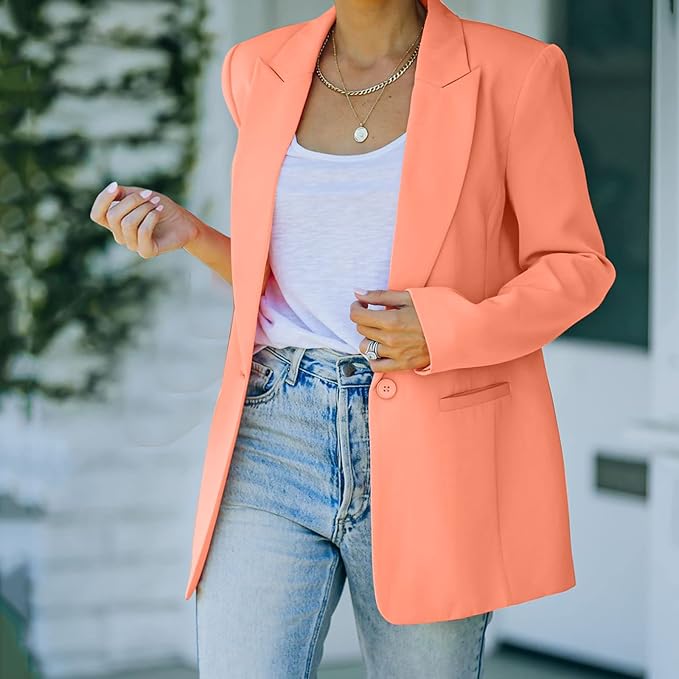 Women’s Classic Tailored Blazer – Professional Chic Style