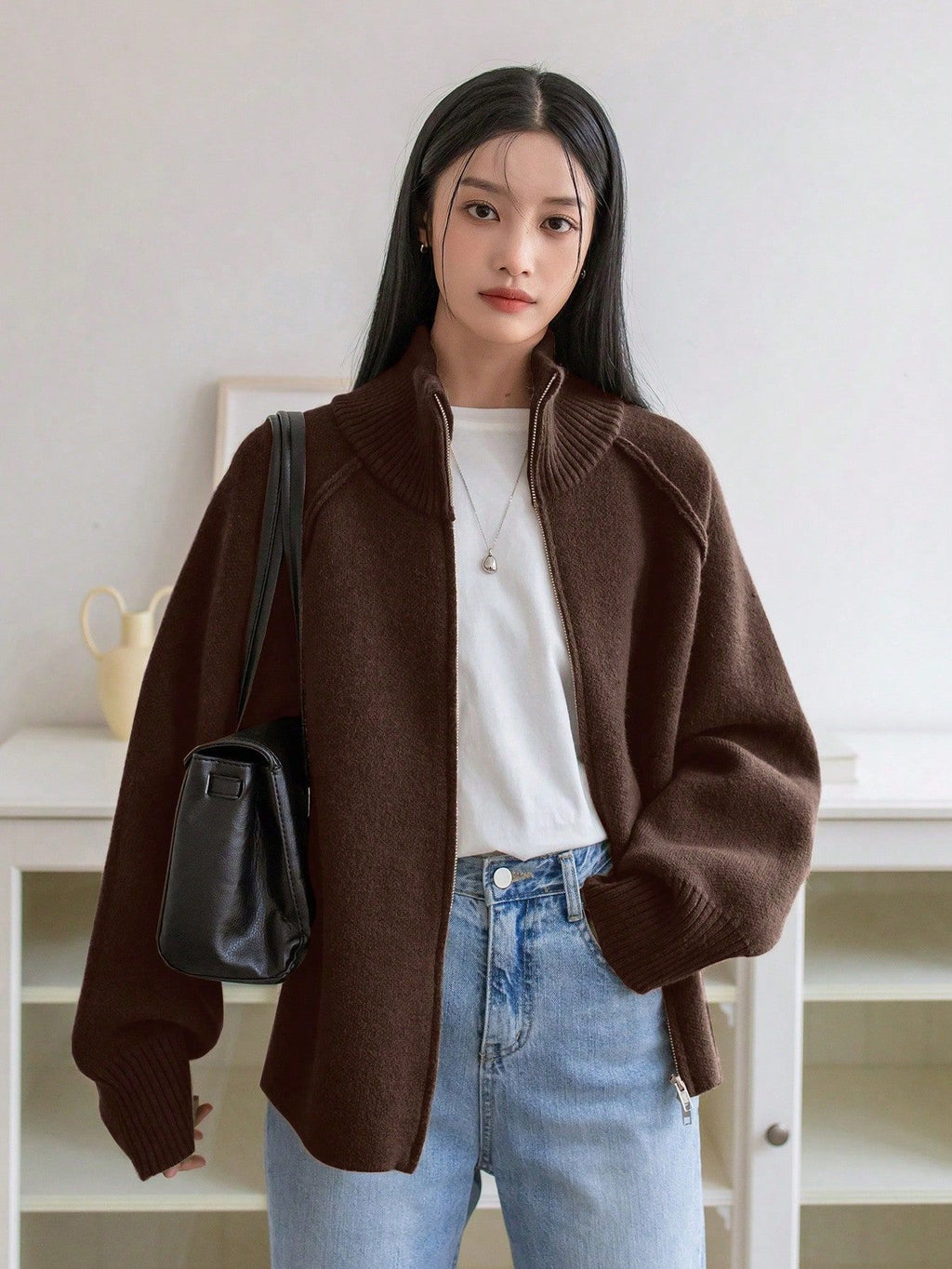 Relaxed Sweater Coat - Solid and Easy to Layer