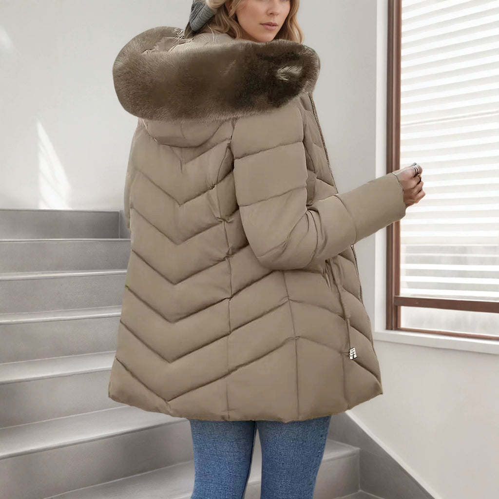 Slim-Fit Hooded Down Jacket - Warm and Versatile