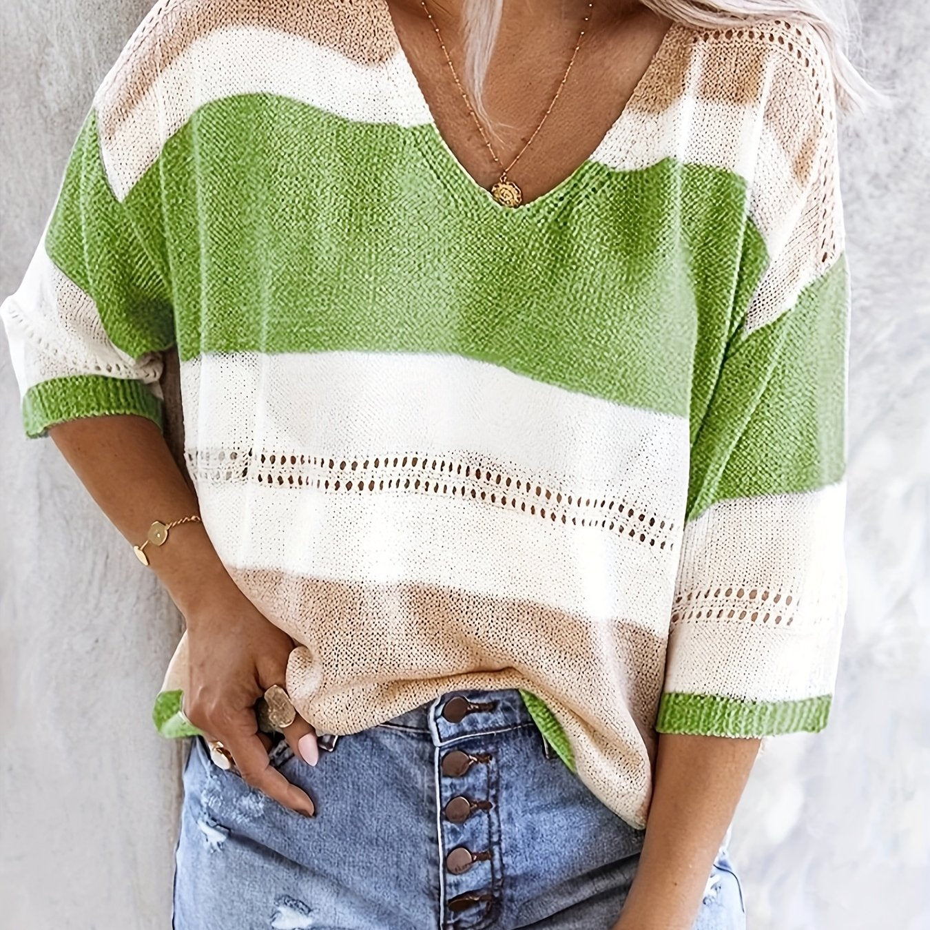 Women’s Fine Knit Sweater – Soft Lightweight Elegant Everyday Style
