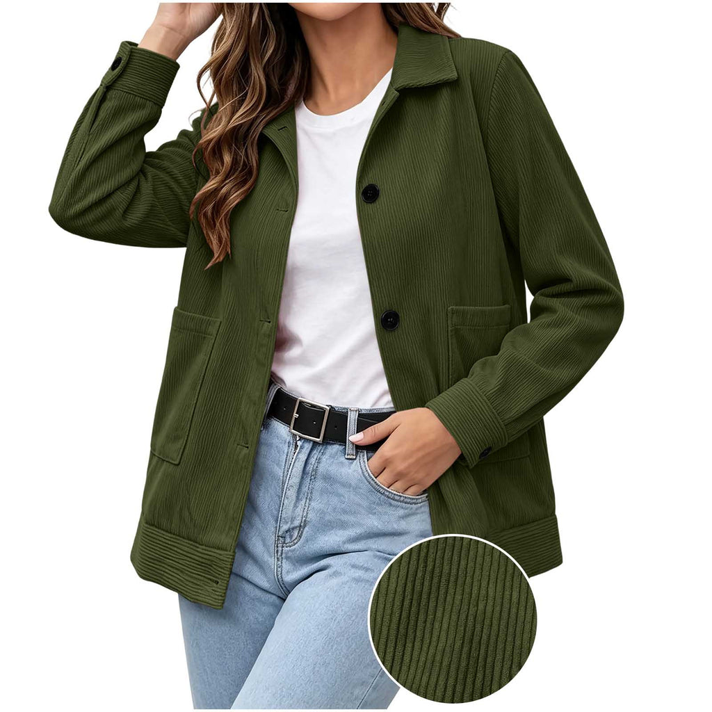 Casual Lapel Jacket - Clean and Easy