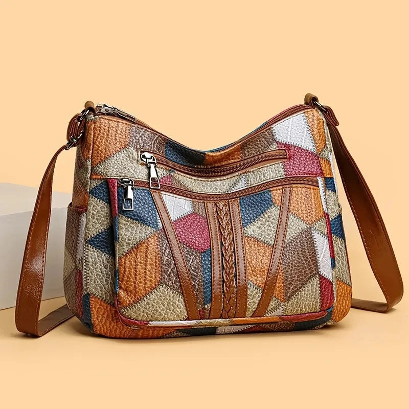 Women’s Stylish Leather Handbag – Elegant Classic Everyday Carry Style