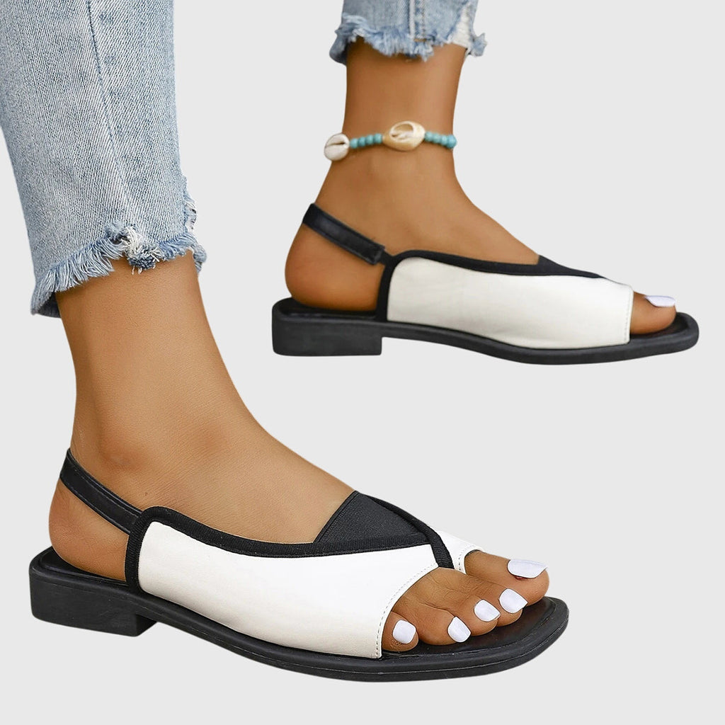 Women's Slingback Flat Sandals – Comfortable Open Toe Summer Sandals