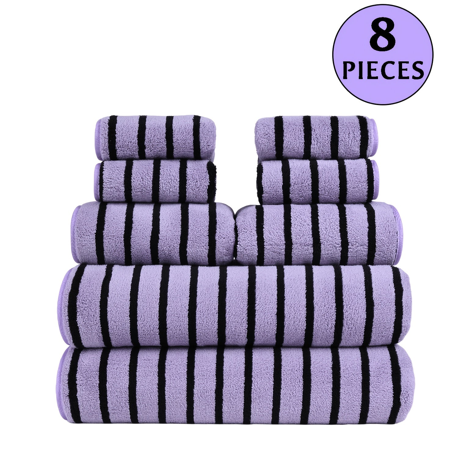 Ultra-Soft Coral Towel Set - Quick-Drying Absorbent Home Towels