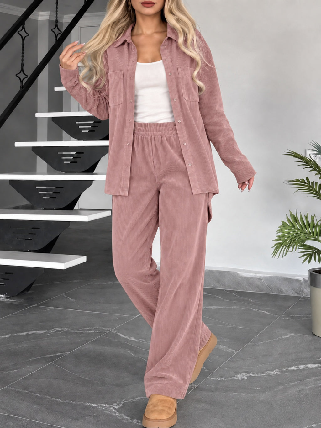 Women's Casual Two-Piece Suit - Simple and Comfortable